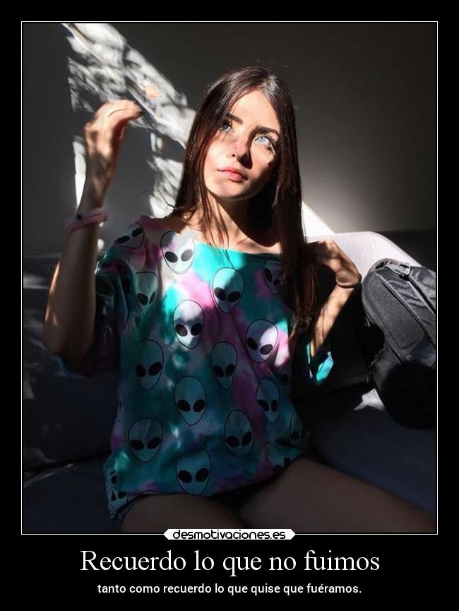 Recuerdo lo que no fuimos -