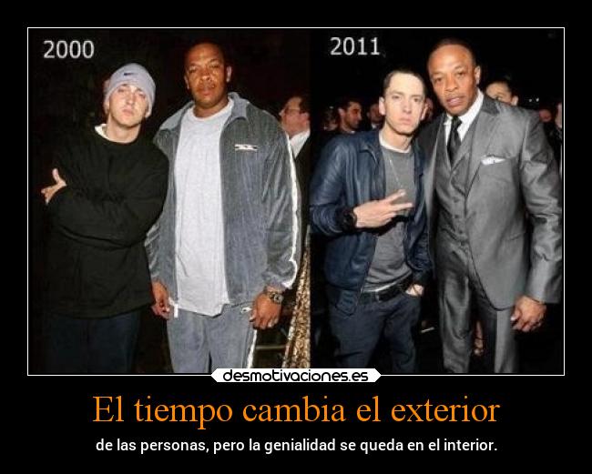 El tiempo cambia el exterior - 