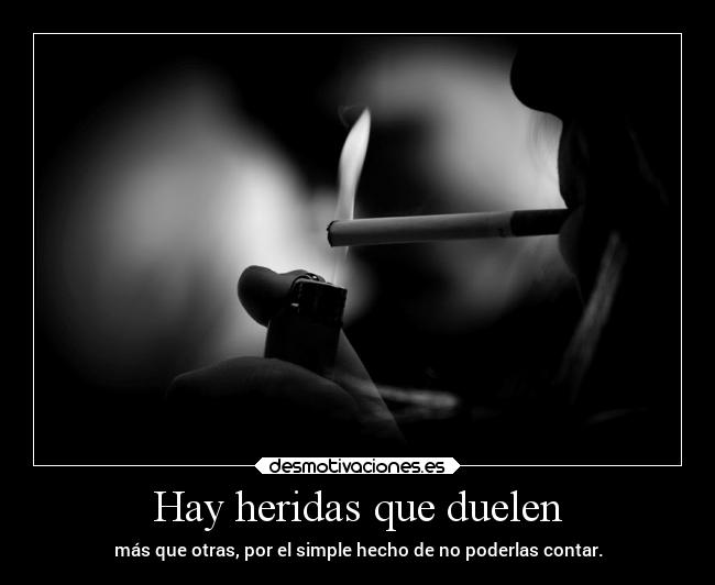 Hay heridas que duelen - 