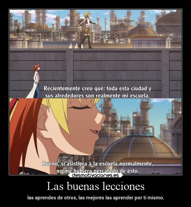 carteles anime aprender leccion raptorhunters otros mejor propio ver probar erosekai desmotivaciones