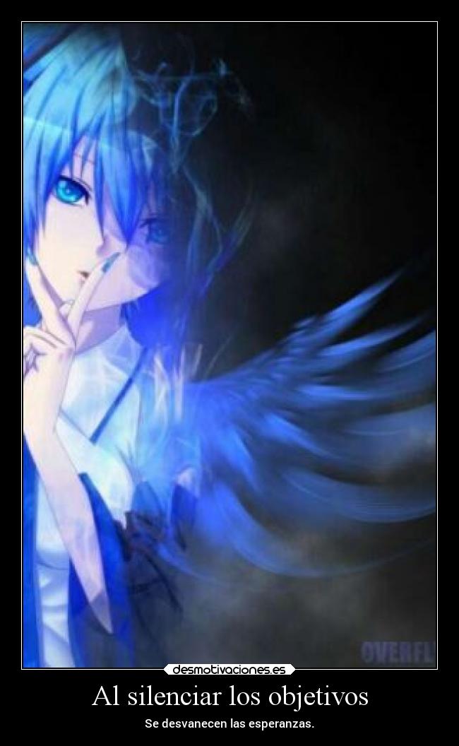 carteles anime desmotivaciones esperanza objetivo desaparecer desmotivaciones