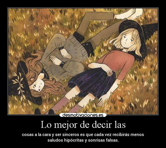 Lo mejor de decir las -
