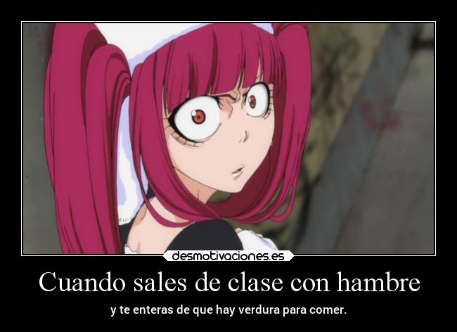 carteles anime humor risa fail comida cosasquepasan raptorhunters harukaze erosekai bleach riruka desmotivaciones