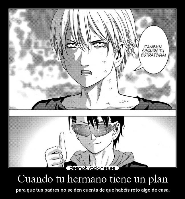 carteles anime humor risa fail hermanos cosasquepasan raptorhunters harukaze erosekai manga btooom sakamoto desmotivaciones