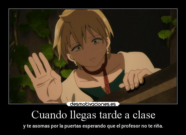 carteles anime humor risa cosasquepasan raptorhunters harukaze erosekai magi alibaba instituto desmotivaciones