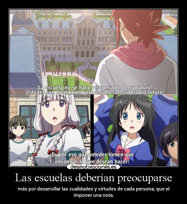Las escuelas deberían preocuparse -