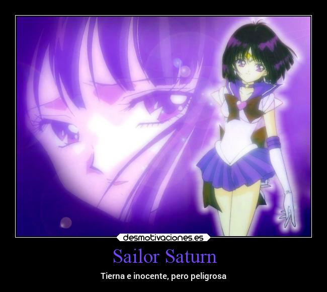 Sailor Saturn - Tierna e inocente, pero peligrosa