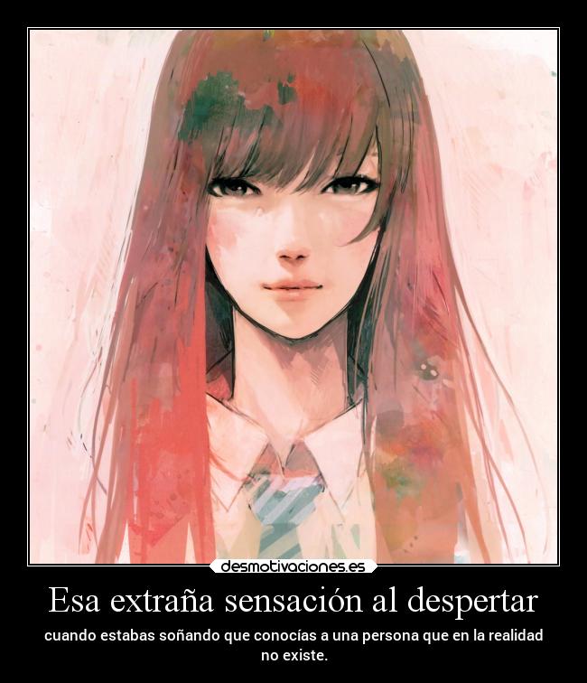 Esa extraña sensación al despertar -