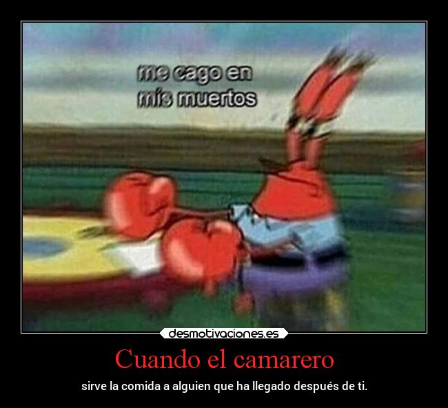 carteles comida desmotivaciones