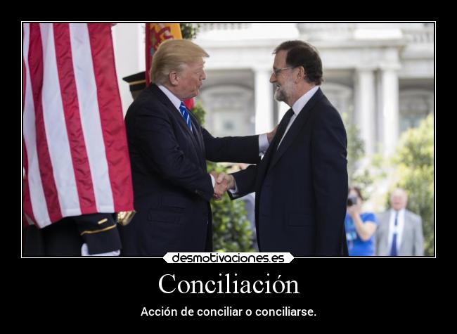 Conciliación - Acción de conciliar o conciliarse.