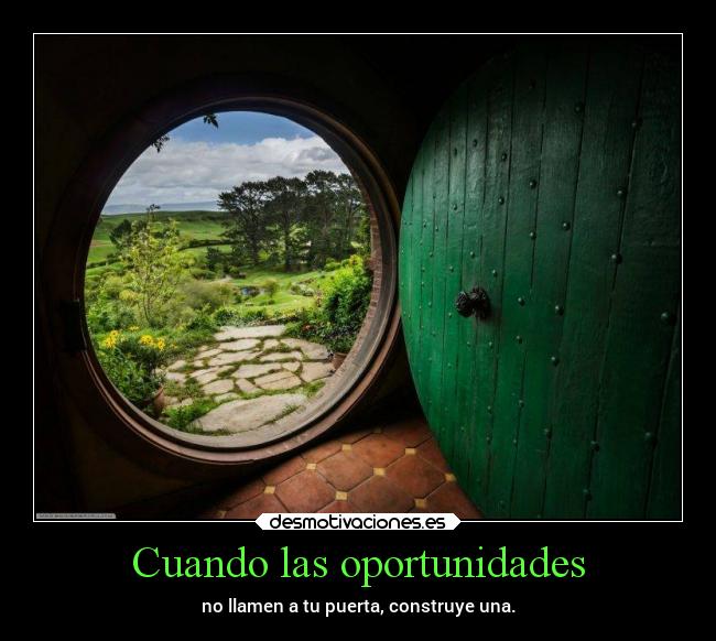 Cuando las oportunidades -