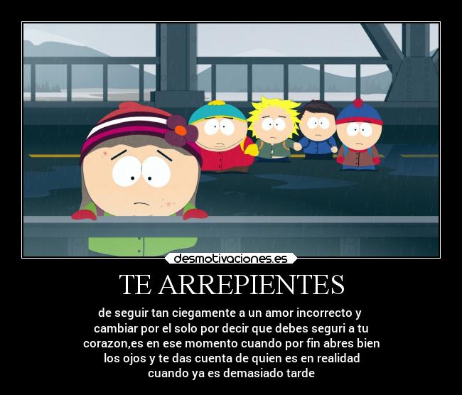 carteles desamor heidi cartman desmotivaciones