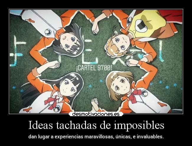 Ideas tachadas de imposibles -