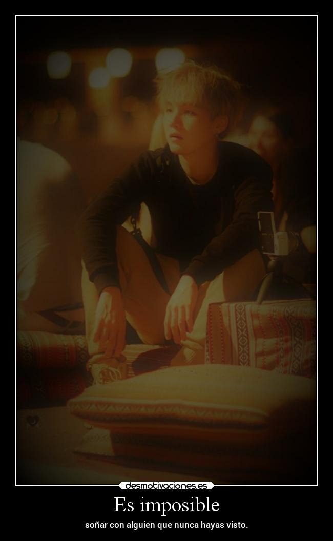 Es imposible - soñar con alguien que nunca hayas visto.