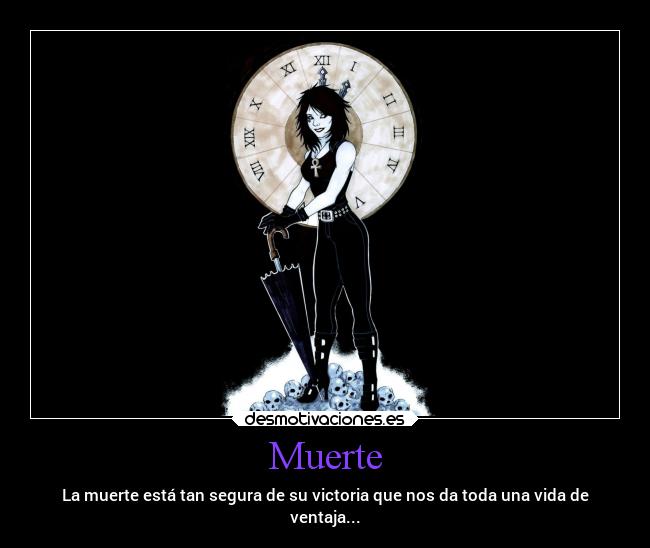 carteles muerte muerte vida victoria ventaja sandman desmotivaciones