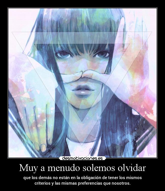 carteles olvidar anime vida mundo sociedad raptorhunters harukaze erosekai desmotivaciones