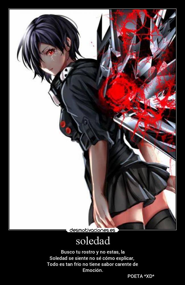 carteles soledad anime desmotivaciones