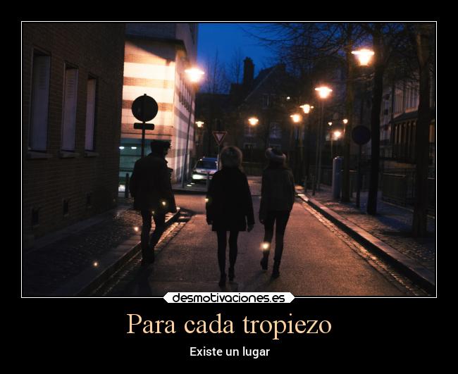 Para cada tropiezo -