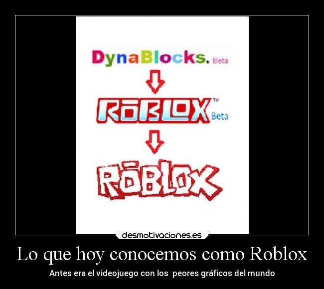 Lo que hoy conocemos como Roblox -