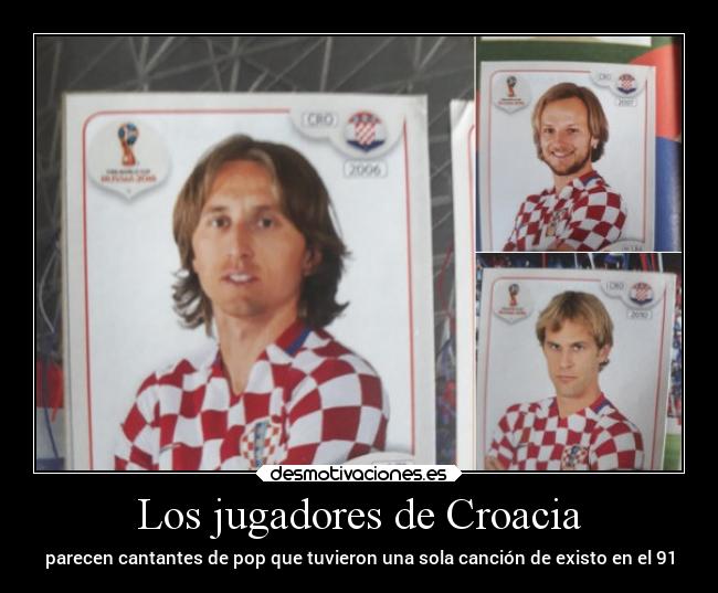 Los jugadores de Croacia - 