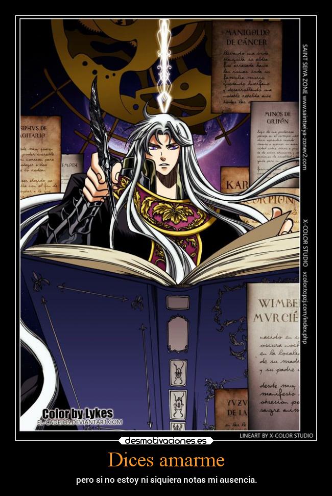 Dices amarme - 