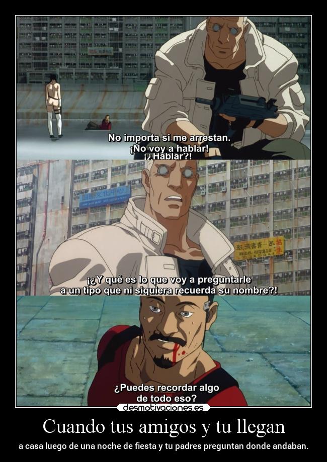 carteles amigos anime fiesta padre recordar rapptorhunters preguntar saber erosekai desmotivaciones