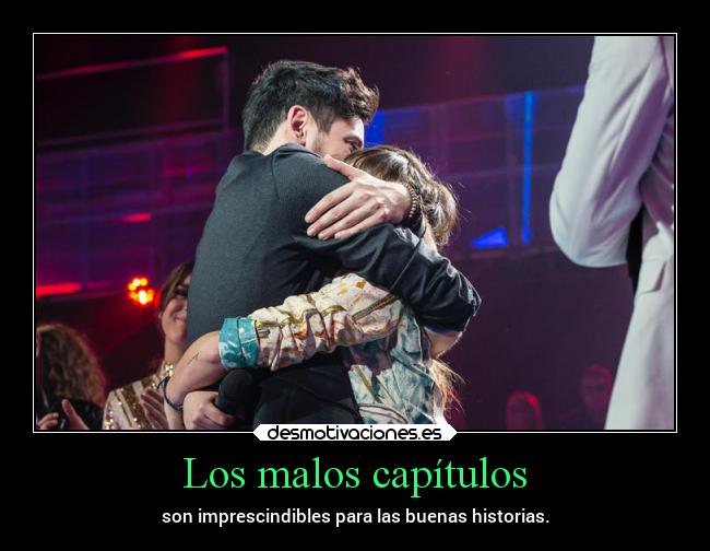 Los malos capítulos - son imprescindibles para las buenas historias.