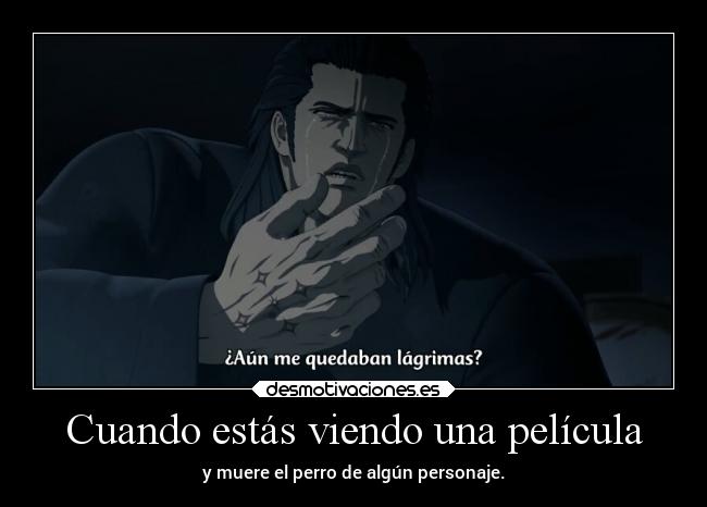 carteles anime humor dolor muerte perro raptorhunters harukaze erosekai souten soutennoken hokutonoken desmotivaciones
