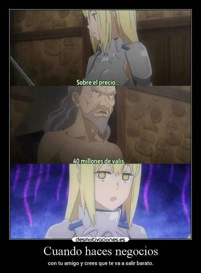 carteles anime negocio salir amigo barato raptorhunters hacer costar caro erosekai desmotivaciones