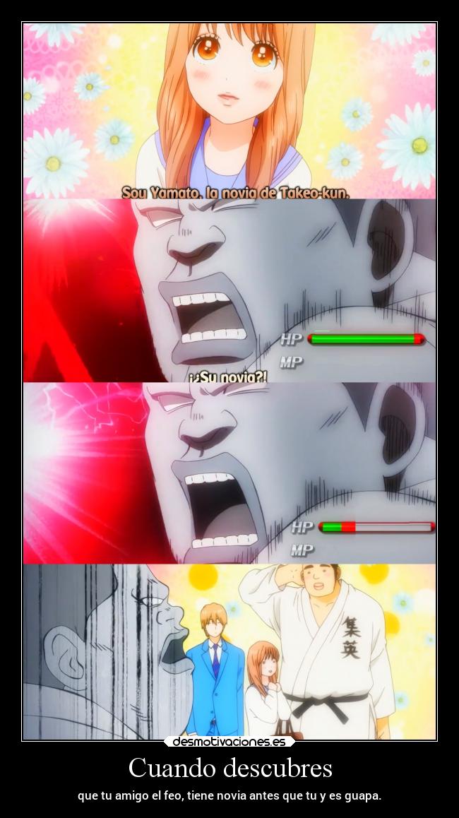 carteles anime novia amigo feo raptorhunters tener primero erosekai hit critico desmotivaciones