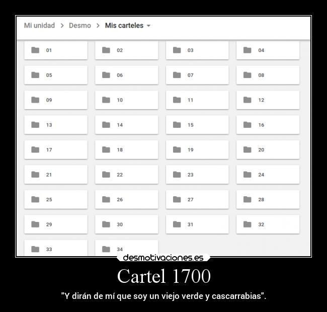 Cartel 1700 - 