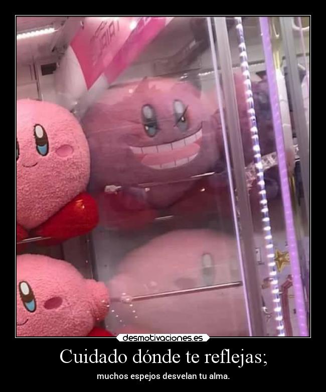 carteles humor videojuegos pokemon alma kirby maldad espejos desmotivaciones