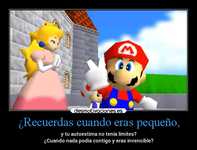 carteles infancia mario desmotivaciones