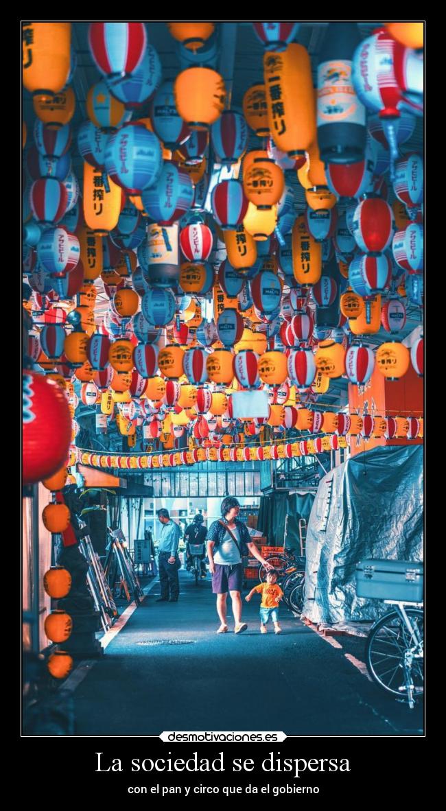 La sociedad se dispersa -