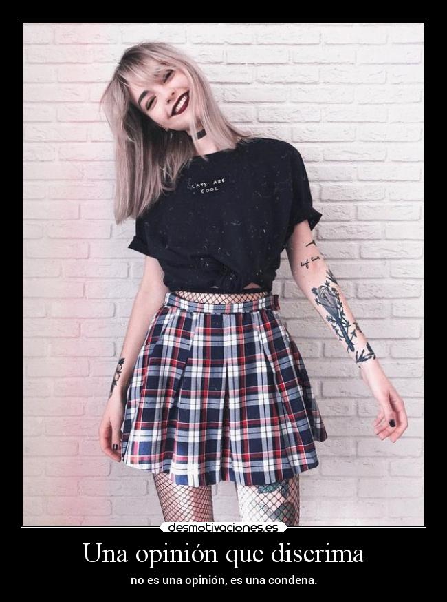 Una opinión que discrima -