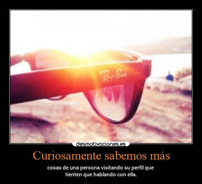 Curiosamente sabemos más - 