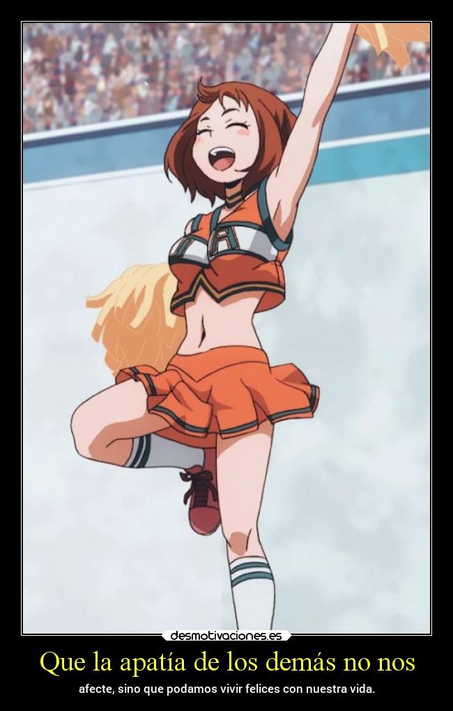 carteles alegria felicidad alma sentimientos vida mundo anime bokunoheroacademia desmotivaciones