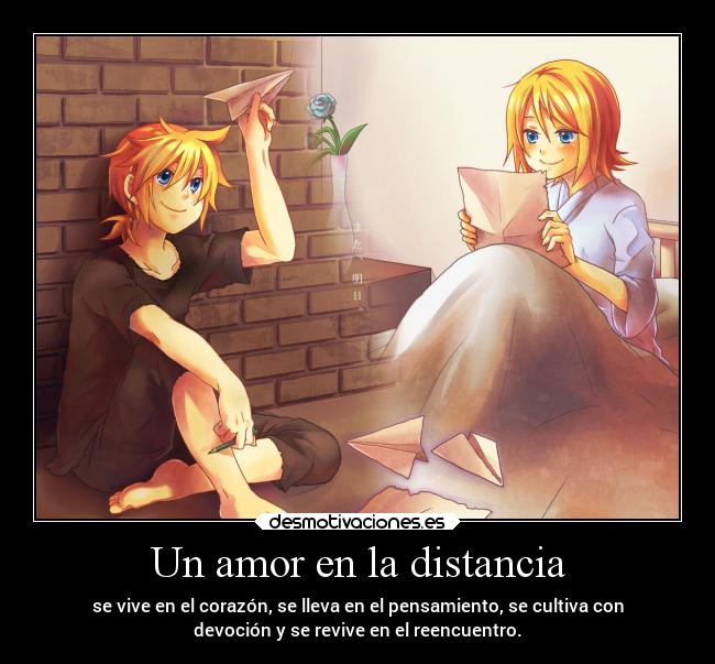 carteles amor distancia anime amor distancia frases corazon desmotivaciones