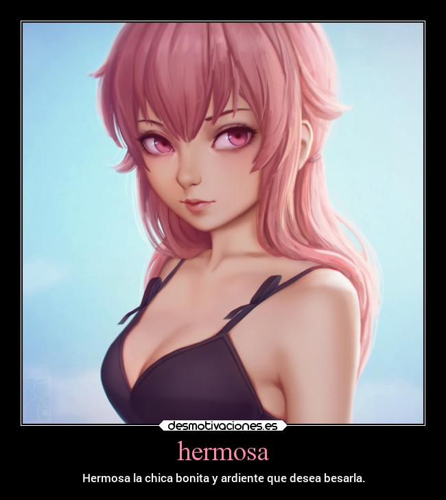 hermosa - Hermosa la chica bonita y ardiente que desea besarla.