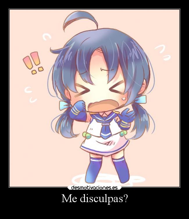 Me disculpas? - 