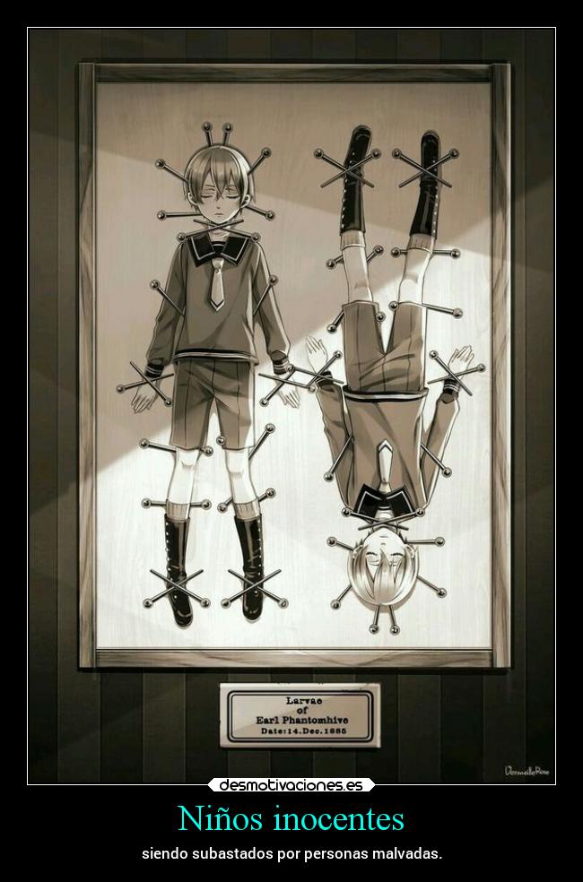 Niños inocentes - siendo subastados por personas malvadas.