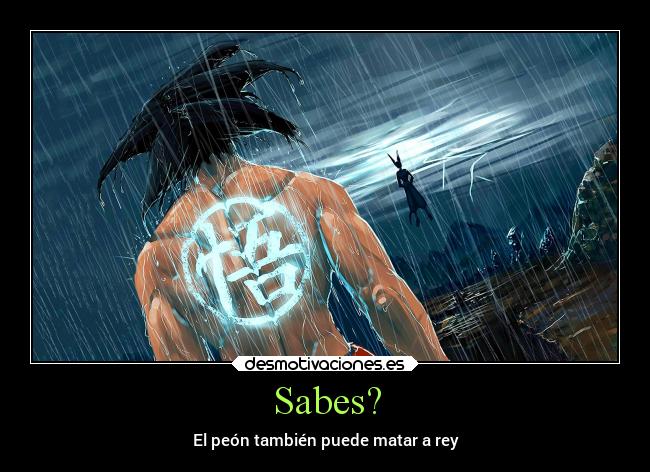 Sabes? - El peón también puede matar a rey