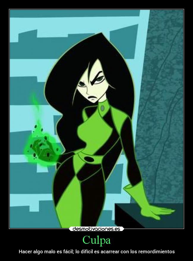 carteles desmotivaciones culpa malo facil dificil acarrear remordimientos shego desmotivaciones