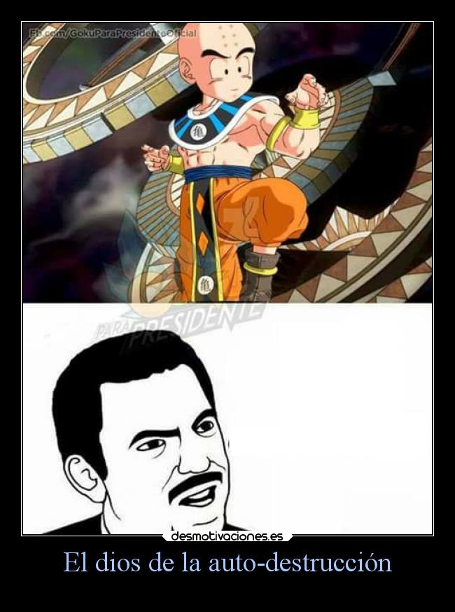 carteles dios desmotivaciones humor dios dragon ball super numhub99 desmotivaciones