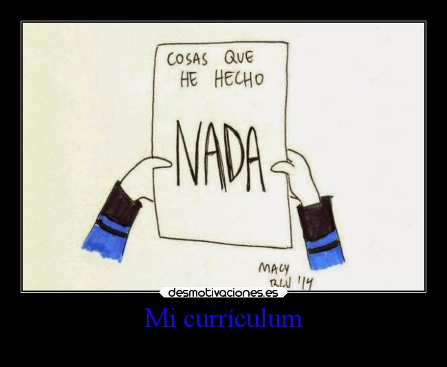 Mi currículum - 