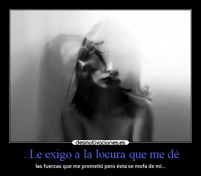 carteles locura locura meniegoaperderte quieropensarquetodoestoesmentira fuerzasparaseguiradelante puntossuspensivos desmotivaciones