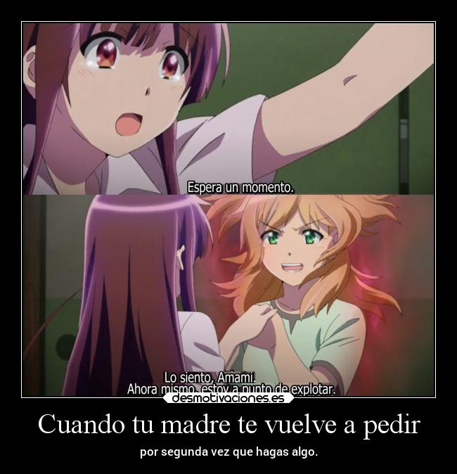carteles madre anime madre volver raptorhunters pedir hacer algo erosekai desmotivaciones