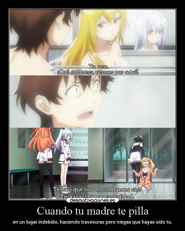carteles madre anime madre pillar encontrar hacer raptorhunters cosas travesura negar ser erosekai desmotivaciones