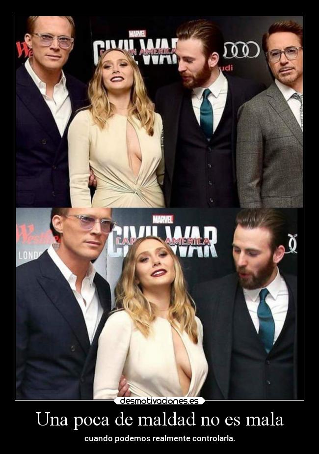 Una poca de maldad no es mala - cuando podemos realmente controlarla.