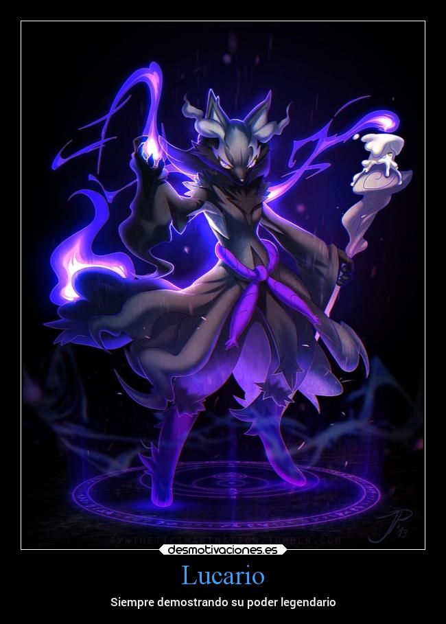 carteles pokemon infancia anime lucario desmotivaciones